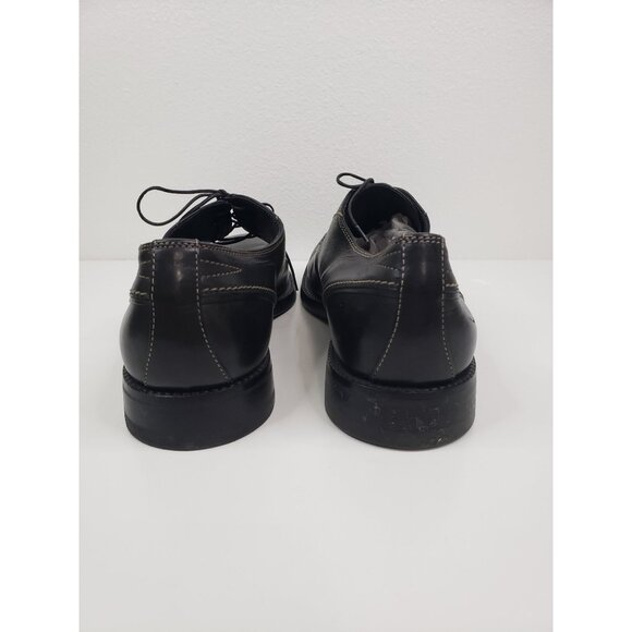 Boss Hugo Boss Men's Bicycle Toe Leather Dress Shoes in  Black - Size 9 - Picture 6 of 10